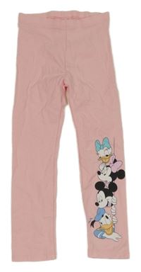 Růžové legíny s Minnie a přáteli Tu