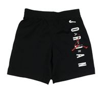Čierne športové funkčné kraťasy s logom Air Jordan