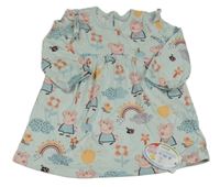 Svetlomodré bavlnené šaty s Peppou zn. George