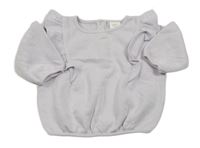 Lila mikina s volánikmi Next