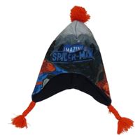 Tmavomodrá čapica so Spidermanem a brmbolcom