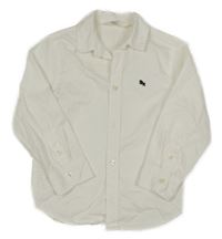 Bílá košile s výšivkou H&M