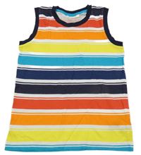 Farebné pruhované tielko kids