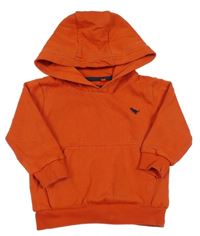 Červená mikina s výšivkou a kapucňou Next