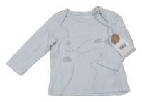 Nové - světlemodré triko s medvědem Mothercare