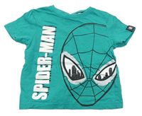 Zelené melírované tričko so Spidermanem Primark