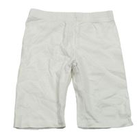 Biele elastické kraťasy Kids