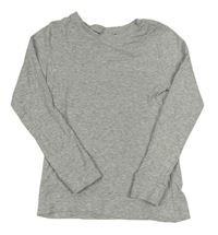Sivé melírované tričko H&M