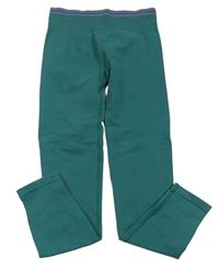 Zeleno-fialové spodné legíny H&M