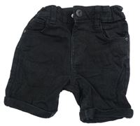Černé riflové kraťasy Denim Co.