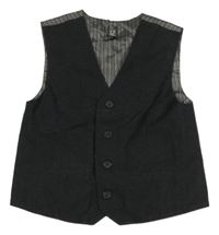 Tmavošedá společenská vesta Zara