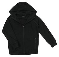 Čierna prepínaci mikina s kapucňou Next