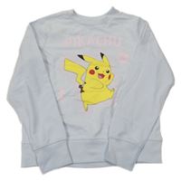 Svetlomodrá mikina s Pikachu