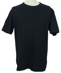 Pánske čierne tričko UniQlo