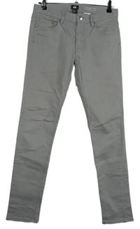 Pánske sivé skinny rifle H&M vel. 29