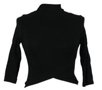 Dámské černé crop triko Tally Weijl 