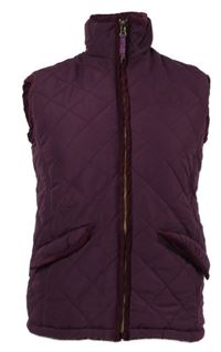 Dámská vínová prošívaná šusťáková zateplená vesta Regatta 