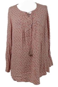 Dámská růžová vzorovaná halenka UllaPopken 