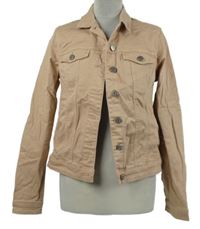 Dámska pudrová rifľová bunda Next