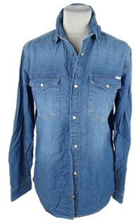 Pánska svetlomodrá rifľová košeľa Jack & Jones