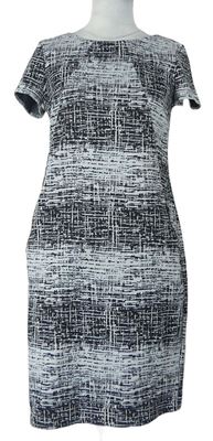 Dámske čierno-sivé vzorované teplákové šaty M&Co