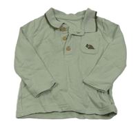 Khaki mikina s dinem Tu