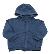 Tmavomodrá prepínaci mikina s kapucňou M&S