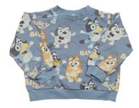 Modrá mikina s Bluey H&M