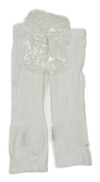 Bílé silonkové návleky na ruce