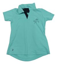 Mibtové športové polo tričko s koněm Decathlon
