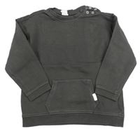 Tmavosivá mikina s vreckom H&M
