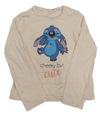 Světlerůžové triko se Stitchem Disney