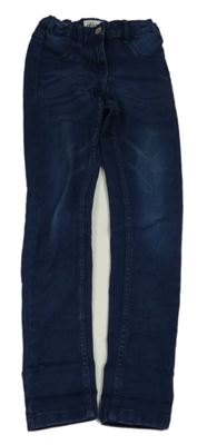 Tmavomodré skinny rifle Alive