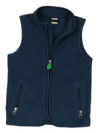 Tmavomodrá fleecová vesta TCM
