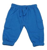 Modré tepláky s kapsami Matalan