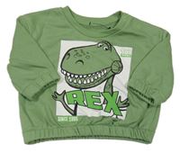 Zelená mikina s Rexem - Toy Story Primark
