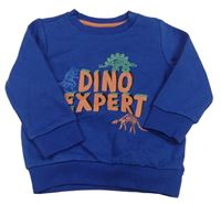 Námořnicky modrá mikina s dinosaurami F&F
