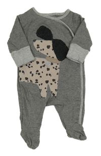 Šedý overal s pejskem Next