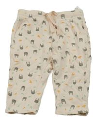 Pudrové tepláky so zajačikmi Manor