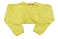 Žluté svetrové bolerko Chicco 