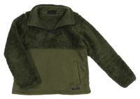 Khaki chlupato/tepláková mikina Peter Storm
