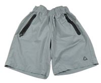 Šedé sportovní kraťasy s potiskem Dunnes