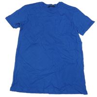 Kobaltově modré tričko s kapsou George 