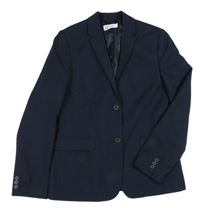 Tmavomodré společenské sako H&M