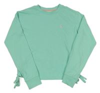 Mátové crop tričko so stahováním Jack Wills