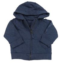 Tmavomodrá melírovaná prepínaci mikina s kapucňou Mothercare
