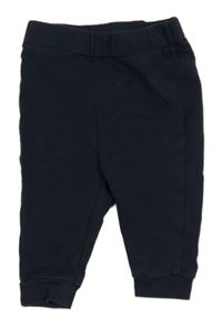 Tmavomodré tepláky H&M