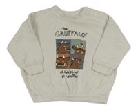 Smotanová oversize mikina s Gruffalem George