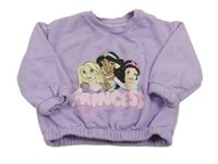 Levandulová mikina s Disney princeznami PRIMARK