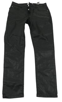 Černé potažené skinny crop rifle ZARA